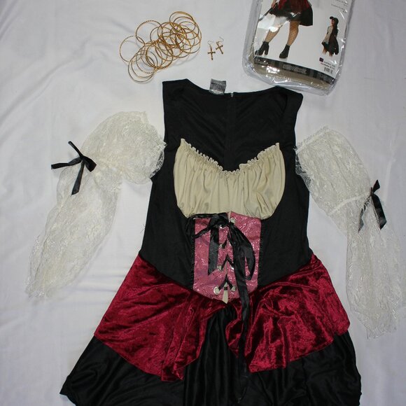 Plus Size Wicked Wench Costume Womens 1x 2x Halloween Roleplay Cosplay Dress - Picture 1 of 16